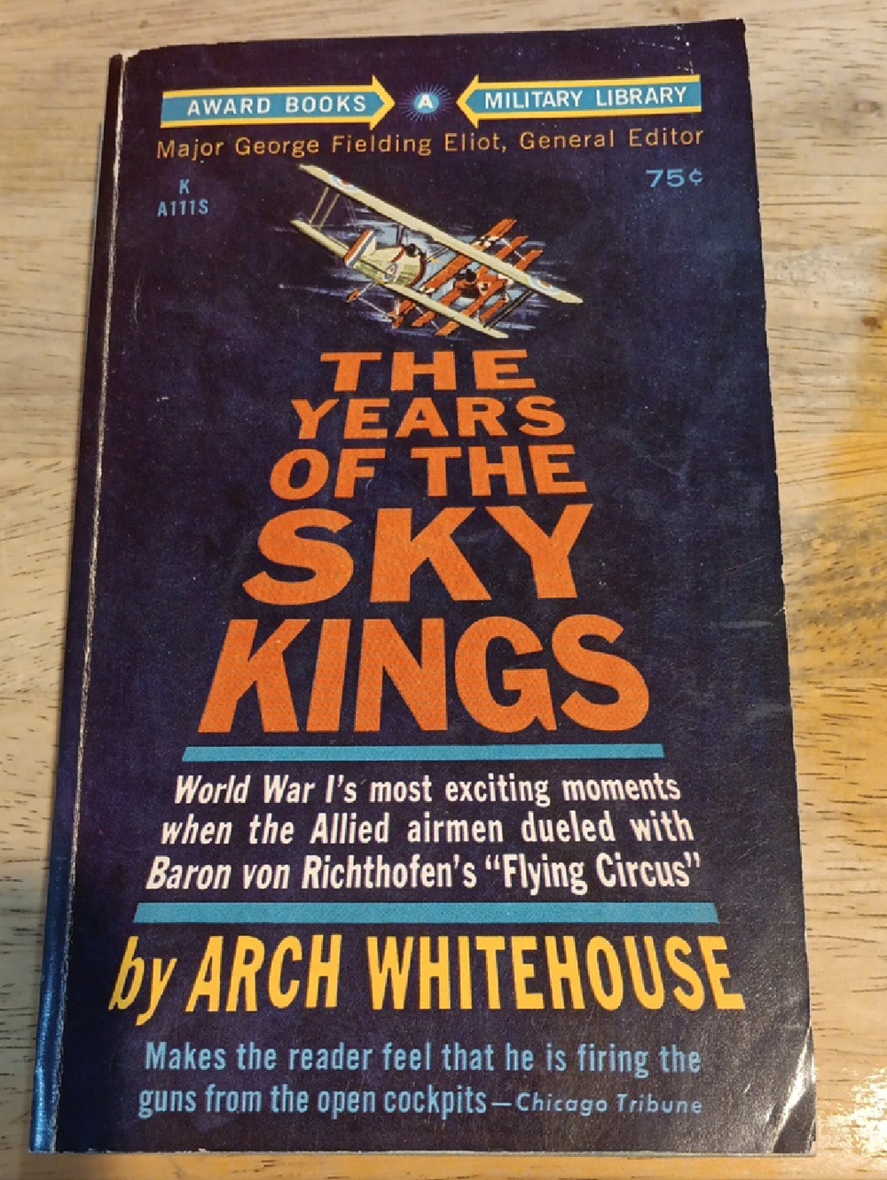 2/$6 The Years Of The Sky Kings By Arch Whitehouse Paperback